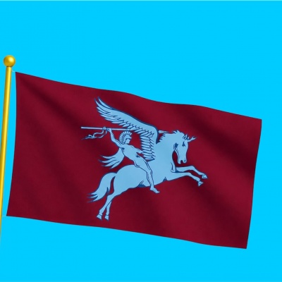 Vlag Airborne Pegasus Vlag Airborne Pegasus
