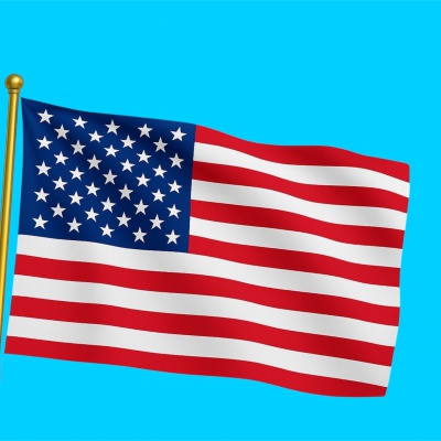 Gebruikte vlag Amerika