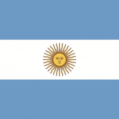 Gebruikte vlag Argentinië