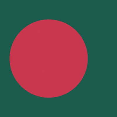 Gebruikte vlag Bangladesh