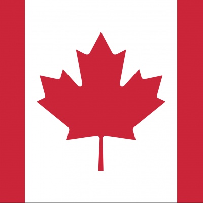 Gebruikte vlag Canada