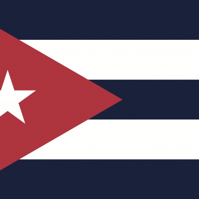 Gebruikte vlag Cuba
