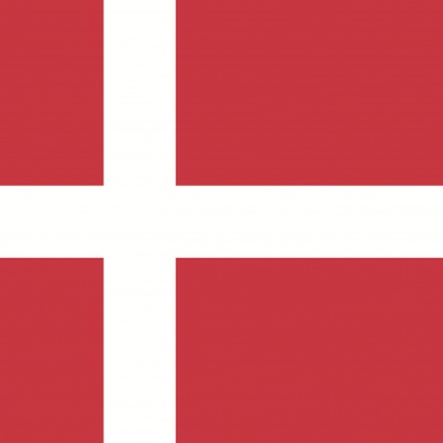 Gebruikte vlag Denemarken