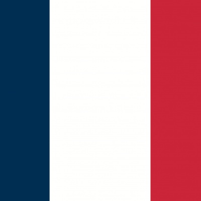 Gebruikte vlag Frankrijk