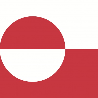 Gebruikte vlag Groenland