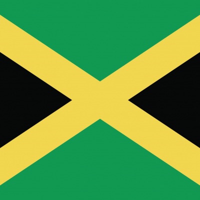 Gebruikte vlag Jamaica