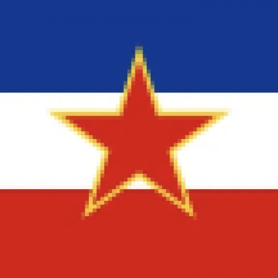 Gebruikte vlag Joegoeslavië