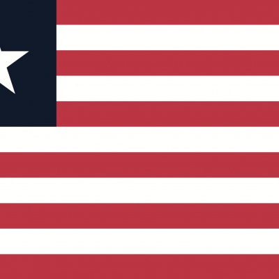 Gebruikte vlag Liberia