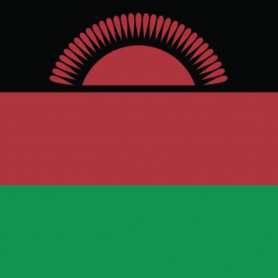 Gebruikte vlag Malawi