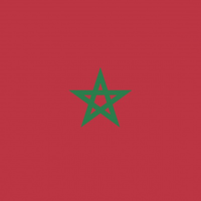 Gebruikte vlag Marokko