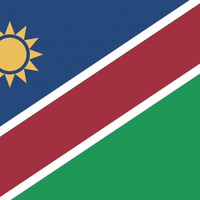 Gebruikte vlag Namibië