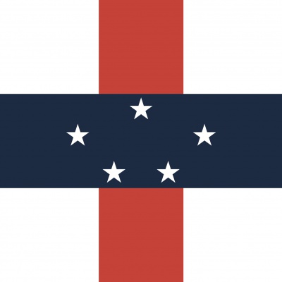 Gebruikte vlag Nederlandse Antillen