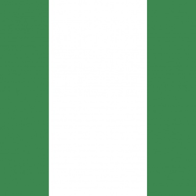 Gebruikte vlag Nigeria