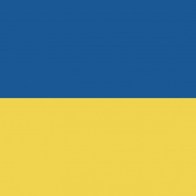 Gebruikte vlag Oekraïne