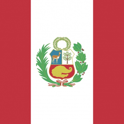 Gebruikte vlag Peru