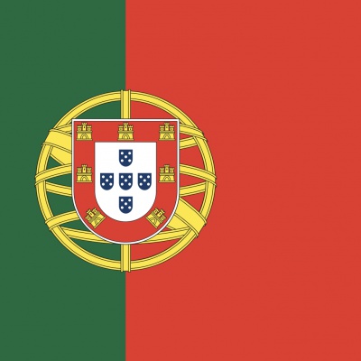 Gebruikte vlag Portugal