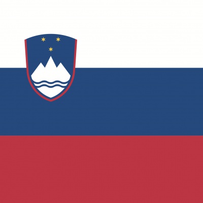Gebruikte vlag Slovenië