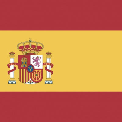 Gebruikte vlag Spanje