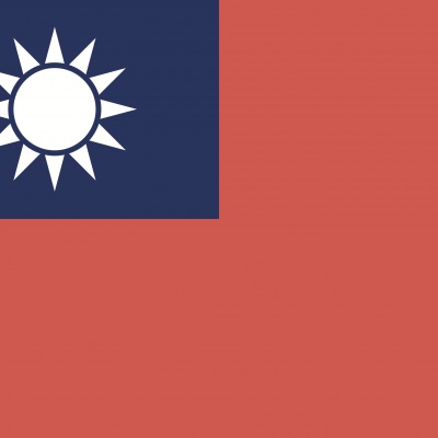 Gebruikte vlag Taiwan
