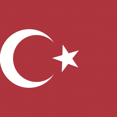 Gebruikte vlag Turkije
