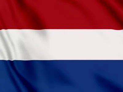 Nederlandse (punt)vlaggen &amp; banieren kobaltblauw