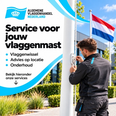 Service en onderhoud voor vlaggenmasten Service en onderhoud voor vlaggenmasten