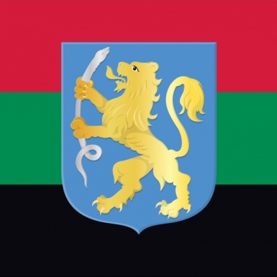 Vlag Aalsmeer met wapen