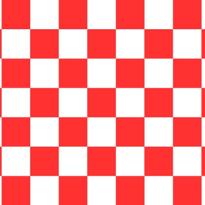 Vlag geblokt Rood en Wit, startvlag