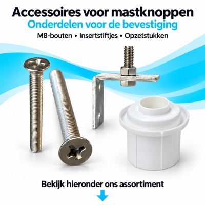 Accessoires voor vlaggenmastknoppen Accessoires voor vlaggenmastknoppen