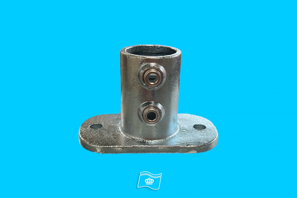 003 Buisklem Ovale Voetplaat 48 mm