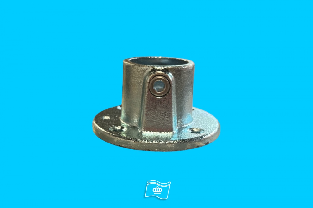 013 Buisklem Ronde Wandplaat 48 mm