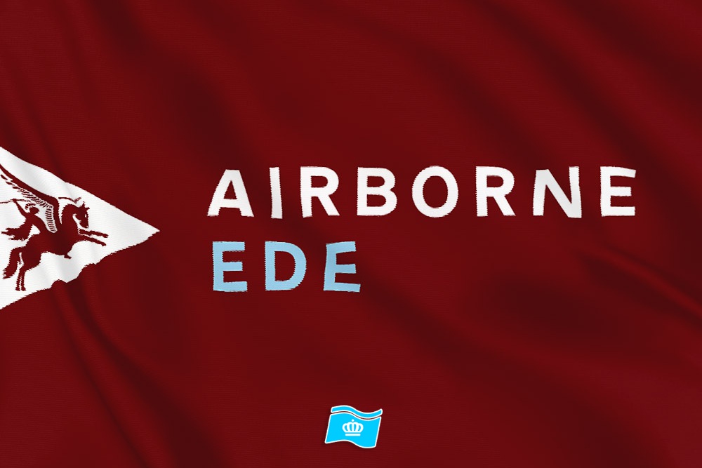Airborne vlag Ede 100x150 cm