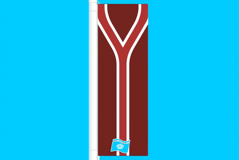 Banier streek Liemers 100x400 cm