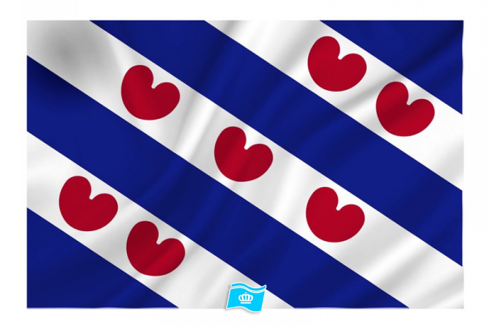 Decoratie Vlag Friesland 100x150 cm