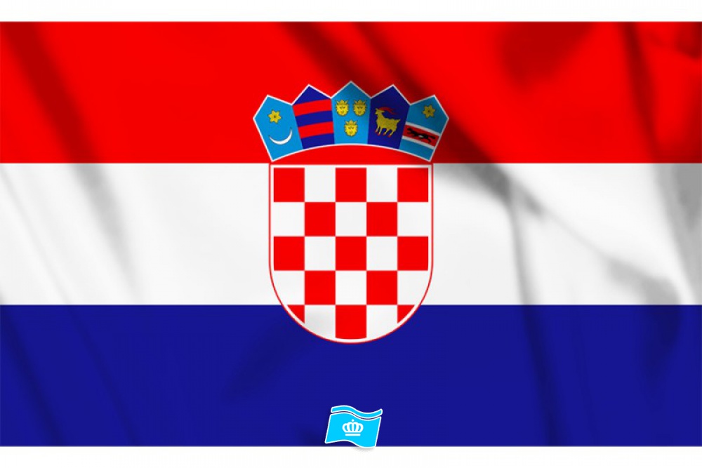 Decoratie Vlag Kroatië 100x150 cm