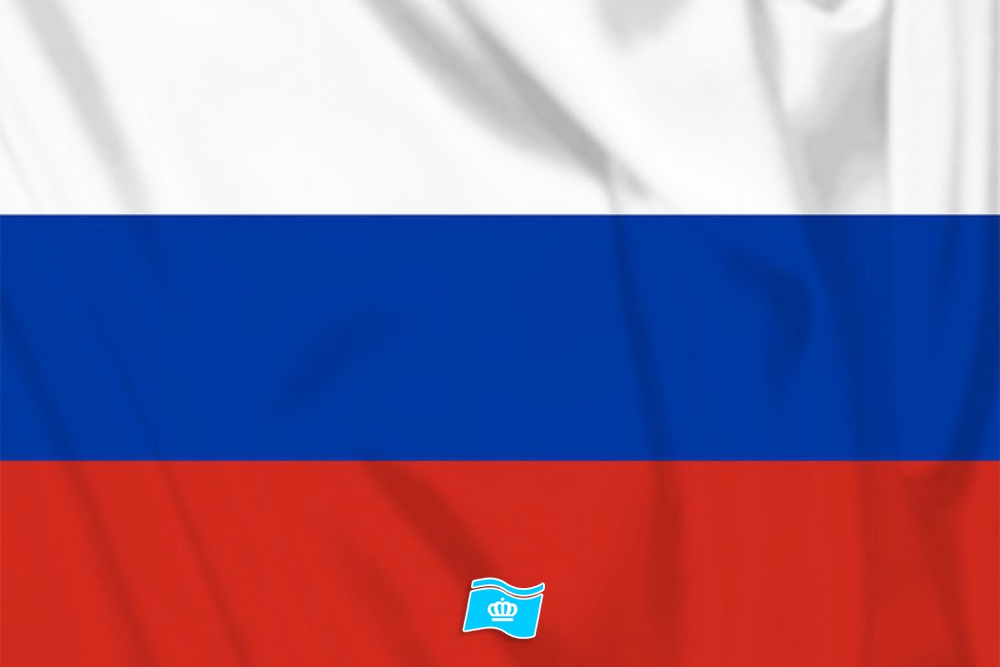 Decoratie Vlag Rusland 100x150 cm