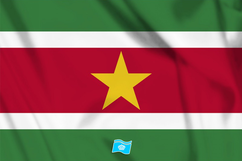 Decoratie Vlag Suriname 100x150 cm