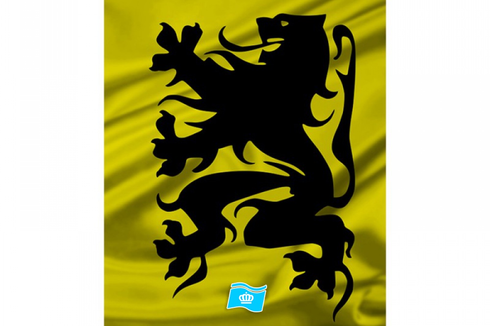 Decoratie Vlag Vlaanderen 100x150 cm