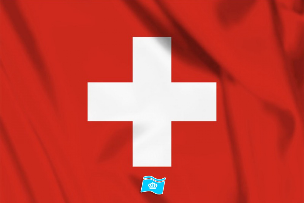 Decoratie Vlag Zwitserland 100x150 cm