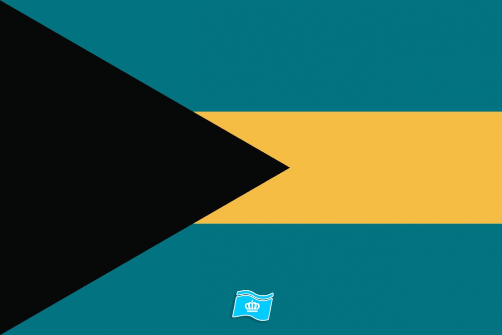 Gebruikte vlag Bahama's 150x225 cm, uitverkoop