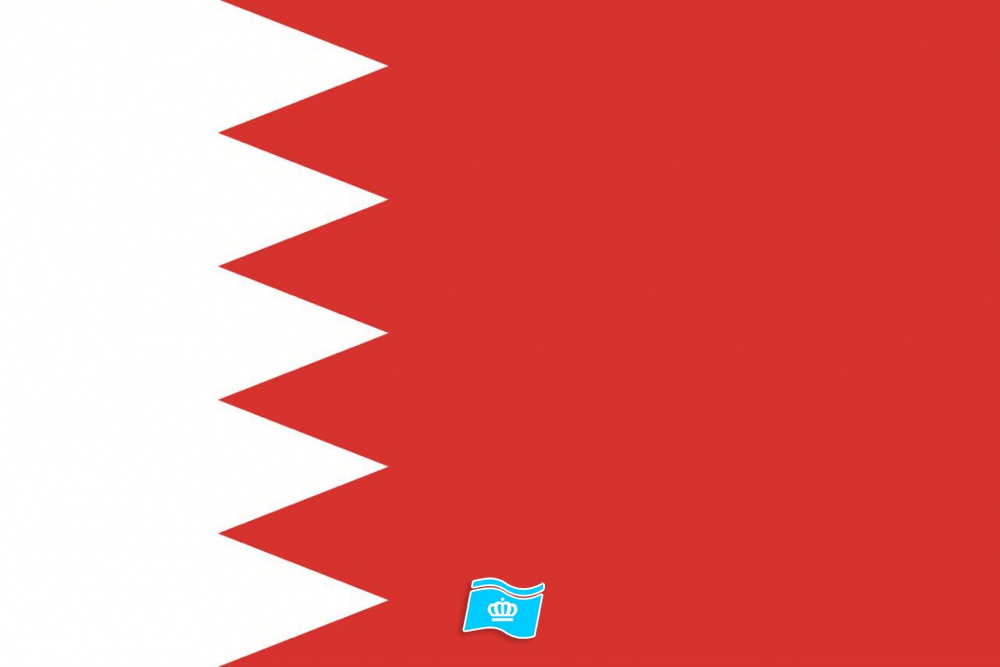 Gebruikte vlag Bahrein 150x225 cm, uitverkoop