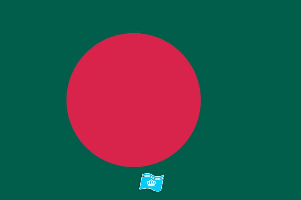 Gebruikte vlag Bangladesh 100x150 cm, uitverkoop