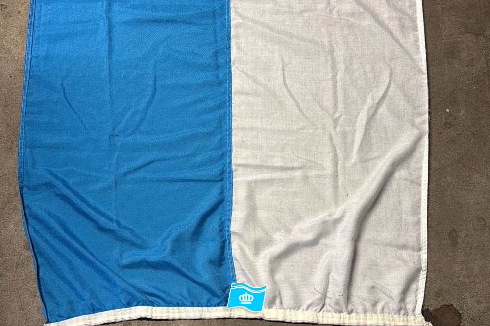 Gebruikte vlag Blauw Wit 70x100 cm, uitverkoop