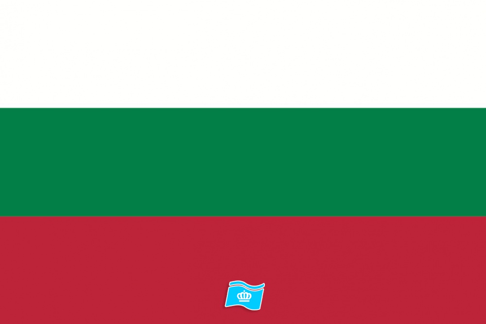 Gebruikte vlag Bulgarije 100x150 cm, uitverkoop