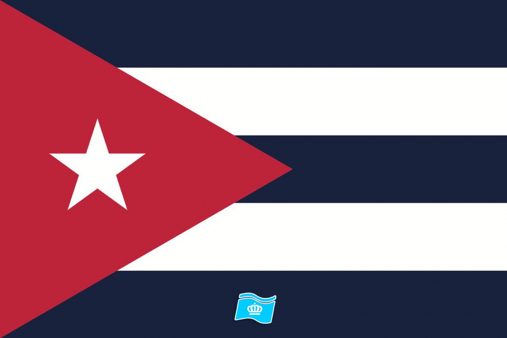 Gebruikte vlag Cuba 150x225 cm, uitverkoop