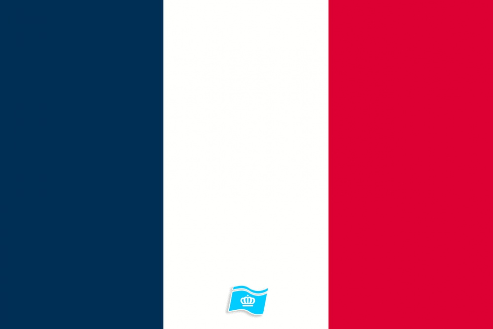 Gebruikte vlag Frankrijk 100x150 cm, uitverkoop