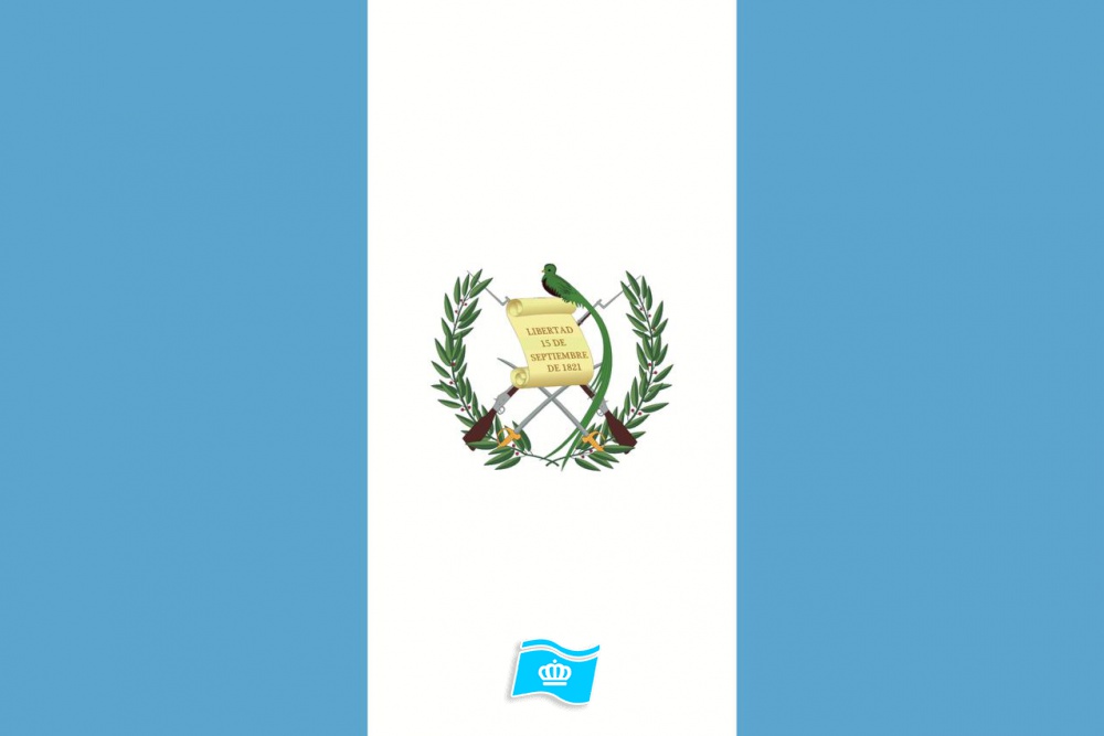 Gebruikte vlag Guatemala 150x225 cm, uitverkoop