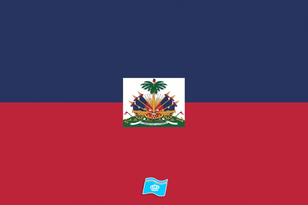 Gebruikte vlag Haïti 150x225 cm, uitverkoop