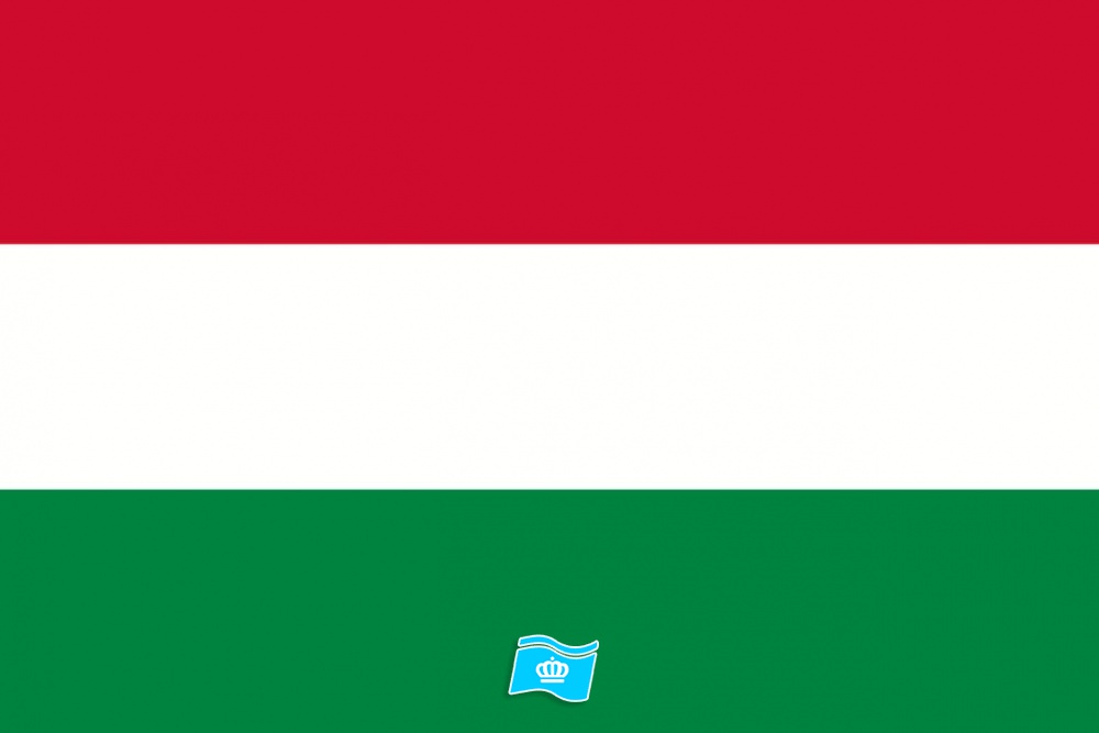 Gebruikte vlag Hongarije 150x225 cm, uitverkoop