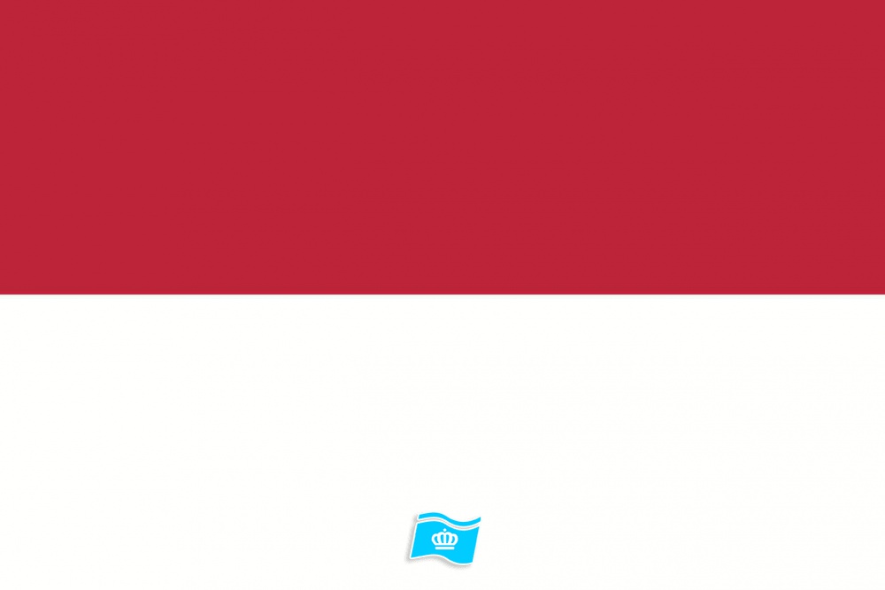 Gebruikte vlag Indonesie 100x150 cm, uitverkoop Gebruikte vlag Indonesie 100x150 cm, uitverkoop